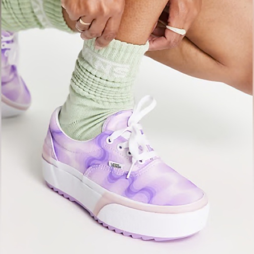 Vans Era Stacked Gradient sneakers in Lavender